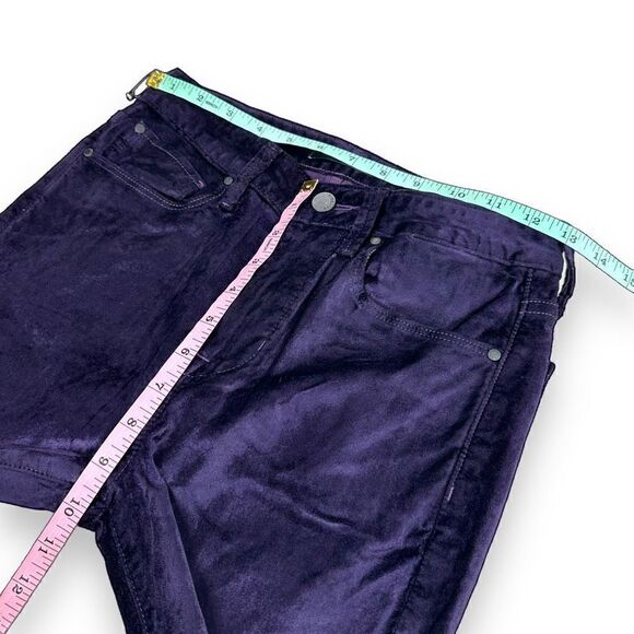 Fidelity Pants Women’s Size‎ 26 Purple Faux Suede Skinny Leg - Picture 7 of 9